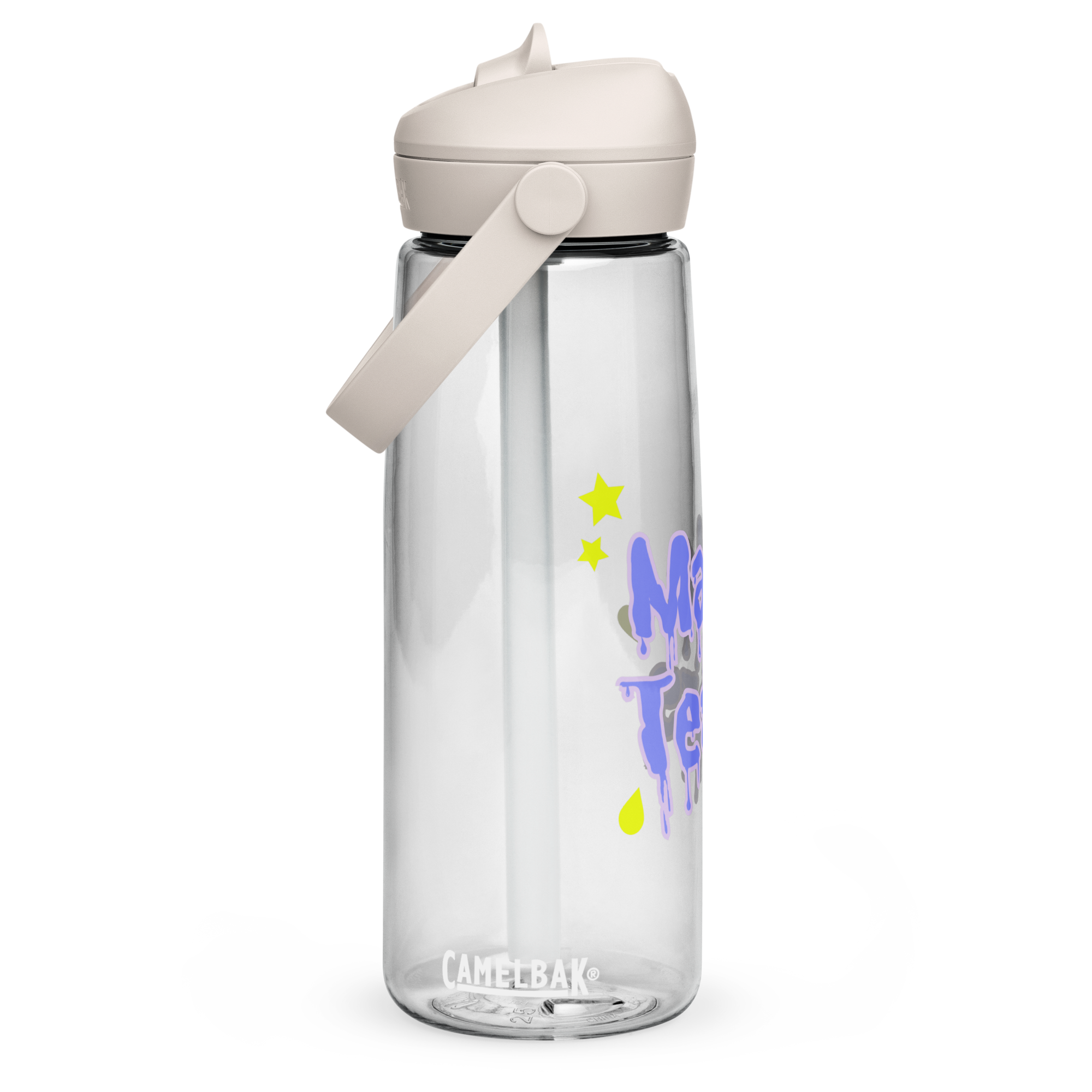 Male Tears Flip Wasserflasche – Bild 2