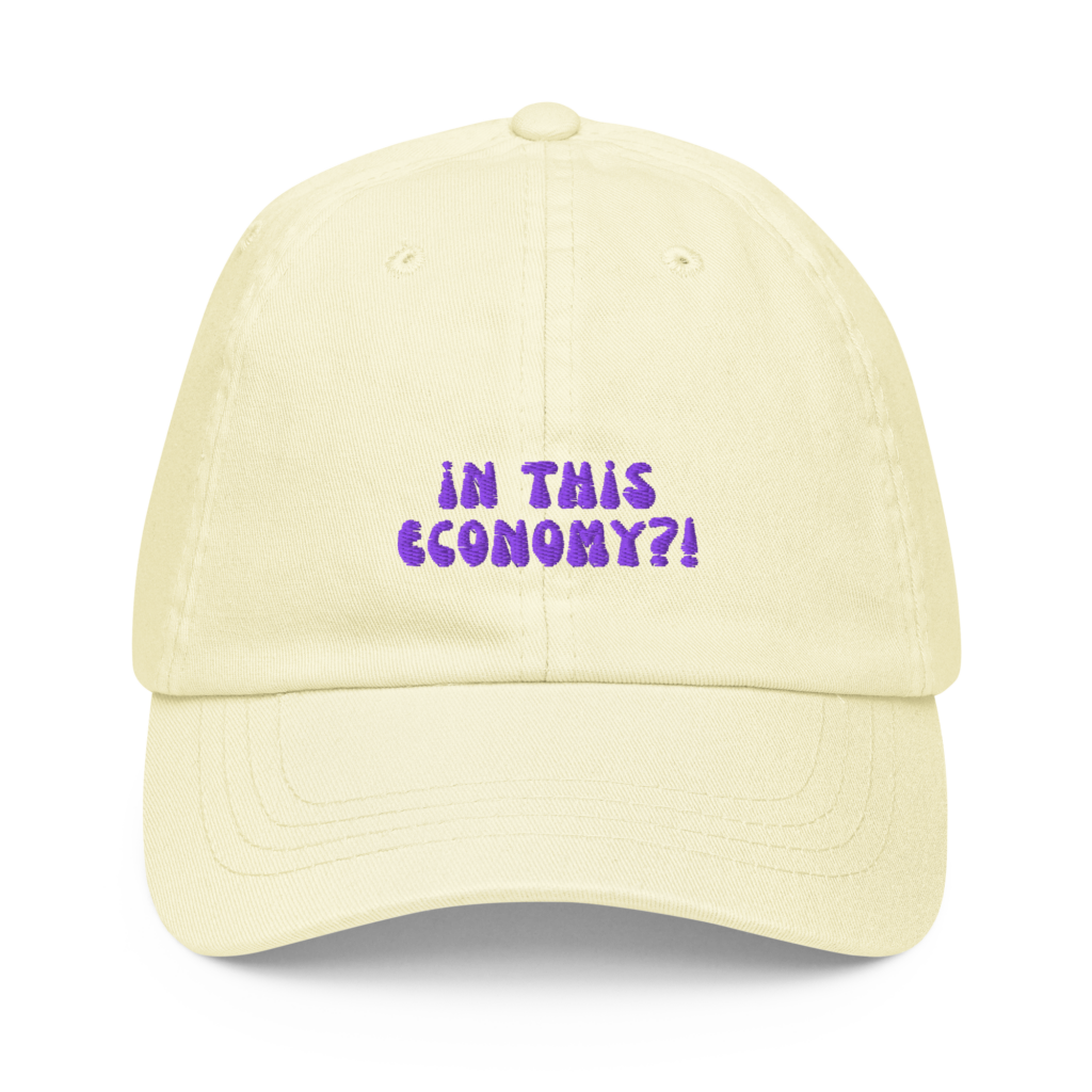 In this economy?! Orca Cap Pastell Gelb