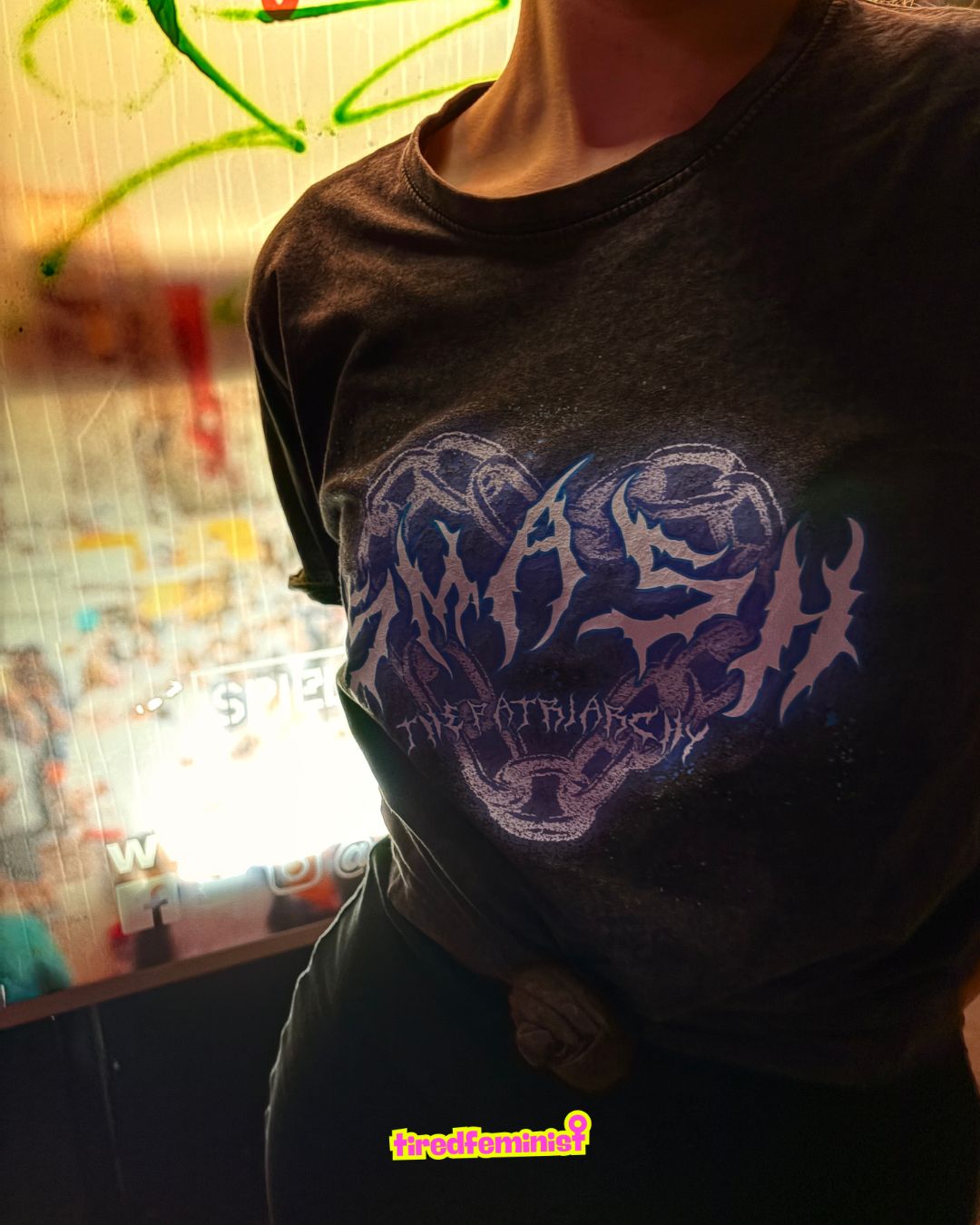 Smash the Patriarchy T-Shirt Unisex – Bild 4
